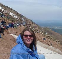 Jay and I Alicia Dalhover  in London 2007 Tiffani  Folwell  Fooshee  at the Pikes Peak International Hill Climb July  05