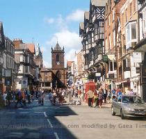 Chester is an old city dating back approximately 2000 years to Roman times  when parts of the City wall date from  when it was known as Deva  They built it as a fortress