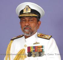 Vice Admiral Thisara Samarasinghe after his assumption of duties as the Commander of the Sri Lanka Navy briefed the media at a press conference held at the Naval Headquarters yesterday  the