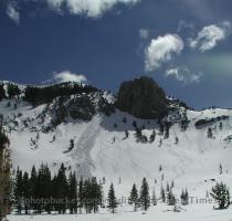 Thats what it looks like from Old Mammoth and Minaret  Here s what it looks like under Mammoth Rock  It s hard to believe it s May  Oh  if it weren t the upfront time of year  I think I could easily find myself hopping on a plane and joining you Cali maggots