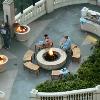 and most of the year  I think   it s San Diego after all   there are poolside waiters who walk around with trays of s mores for your nibbling pleasure  Now that s what I call service  Manchester Grand Hyatt S mores Fire Pit As would be expected of a 4  star hotel  the rooms at the