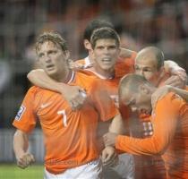 AP Photo 5 months ago Netherland s Klaas Jan Huntelaar  center