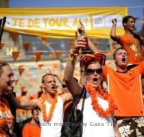 Dutch celebrate World Cup win over Brazil