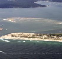 Overview of Shinnecock County Park East and the Shinnecock Inlet  Shinnecock Inlet and the East side   Southampton beach access