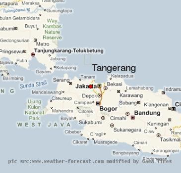 Select Tangerang Location Map Detail  Regional Map | Local Map | Street Map