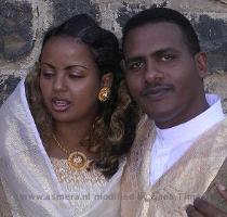 Mai Jah Jah   Gheza Banda Asmara Eritrea  Just married couple   Gheza Banda Asmara Eritrea