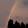 Late evening rainbow in Charlotte  NC  Taken in Charlotte  NC by lgreene9187 on Dec 15  2008