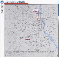 Delhi University North Campus and South Campus location Basic Guide to Admission Process in Delhi University