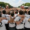 British press says Germany real winner of World Cup First Published  Jul 10  2006 Players and officials of the German national football team are cheered by supporters 9 July at the Fan Fest  Fan Mile  in Berlin  Several British newspapers paid homage to