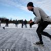 soaring  Last year some 40 000 people died as a result of seasonal weather  according to the Department of Health  But this year experts have warned an extra 20 000 people could die  Speed skating races took place on the frozen Cambridgeshire Fens for the first time in 13 years this weekend