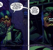 ? Anyways these stories as mentioned earlier are stating that these new characters are in fact the adult versions of these deceased sidekicks  but there are still unanswered questions  From Wikpedia  A short time later  Jason Todd apparently returned to life  going under the alias of the Red Hood and causing trouble for both Batman and Black Mask  Ironically  the Red Hood