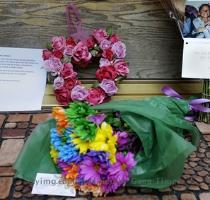 <p>Letters and flowers lay on the front steps of Coppell Mayor Jayne Peters  home Wednesday  July 14  2010 in Coppell  Texas  The mayor of the upscale suburb of Dallas and her teenage daughter were found shot to death at their home  city officials said Wednesday  Police discovered the bodies of Peters  55  and Corrine Peters  19  Tuesday evening  city spokeswoman Sharon Logan said  Police found no signs of forced entry  Logan said  < p>