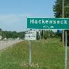 Hackensack Sign on Highway 371