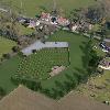 An overhead view of the village of Fromelles where work is underway on the construction of the new cemetery  the first CWGC cemetery to be built for 50