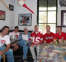 OSU 27 Cincinnati 6 on 9 4 04  Joe Baudaillier   Jim Slagle  Jerry Slagle  Nelson Slagle  Gary Schwind  and John Slagle