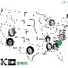 Okay  I totally stole this from Cristi s blog  but how hilarious is this map   We  the ladies of Alpha Kappa Camera are on a retreat in Charleston  South Carolina this week  The map  courtesy of Cristi  is a fun little snapshot of who all is here for our first trip