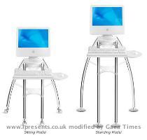 Rain Design s iGo iMac desk is a fantastic accessory for your iMac G5  Now you can buy a desk which enhances the iMac s minimal styling and poise  It has an adjustable keyboard stand