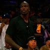 NFL player Ocho Cinco  who plays for the Cincinnati Bengals  and his son attended Game One of the 2009 NBA Finals between the Los Angeles Lakers and the Orlando Magic on June 4  2009 in Los