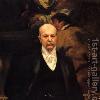 Peter A  B  Widener I   a painting by John Singer Sargent