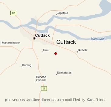 Select Cuttack Location Map Detail  Regional Map | Local Map | Street Map