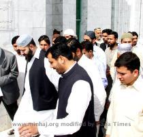 Various scenes of reception of Pir Sayyid Abdul Qadir Jamal ud Din al Qadri al Gillani