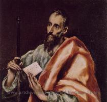 St  Paul  1606   Oil on canvas  97 x 77 cm  Museo del Greco  Toledo