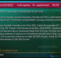 Erinevate kodumaiste kanalite screenshotid fullscreenis