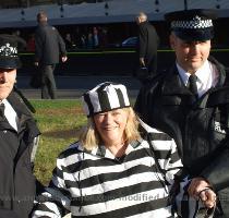 charged with raising the profile of Guide Dogs for the Blind  Ann was held hostage at the Clink Prison Museum and faced challenges such as making a sandwich whilst blindfolded