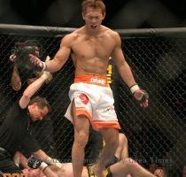 With his win over Dean Lister  Yushin Okami has climbed back up to the top of the 185 pound heap  UFC 90 was supposed to be Silva vs  Okami not Silva vs  Cote  but an injury sidelined him  It