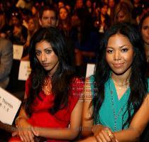 Actress Reshma Shetty and singer Amerie attends the BCBG Max Azria Spring 2010 Fashion Show