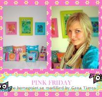 Vi fr�gar Lisa fr�n Pink Friday Lisas blogg heter