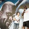 How is Shaquille O Neal   shown earlier this month during a promotional tour in Beijing  China   training to be a Cav  By challenging other stars in sports in a TV series that will debut