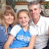 June 18  2008 Arden Ashford  12   center  with parents Sarina and Rob  in the music room of the family s home in Bethlehem