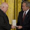 Getty Images 7 months ago US President George W  Bush  R  presents the Presidential Citizens Medal to Dr  Robert S  Martin  former director of the National Institute of Museum and