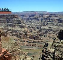 2007 visitors have to pay to enter the Hualapai Indian National Park as well as $25 to walk on the scary glass along with a max of 119 others  The Hualapai s glass skywalk observation bridge  � Brett Mulcahy  Dreamstime com Location  the southwest rim at Grand Canyon West  55 miles from Peach