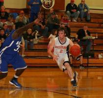 Friday  Jan  9  Leading scorers were Zach Lee  14  Travis Twombly 11  Adrian Duran 8  and Cody Weiland 7  Pictured is senior Zach Lee driving to the basket during the second half of play  Note  Most newer browsers don t need a print friendly version of this article  Just click File   then Print from your browser s menu at the previous page