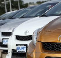 Model year 2009 Matrix compact wagons are shown at a dealership in Littleton  Colo   in 2008  They are among vehicles listed in