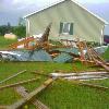 A barn located at 683 112th Avenue in Martin  that was destroyed by Monday s severe weather  June 7  2009