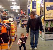 And him escorting her around Lowe s later that evening  because she has apparently outgrown riding in carts  Posted in Avery   Worth A Thousand Words |