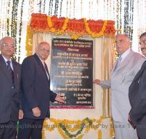 Dr  Jakhar lays foundation of Solar Wind Hybrid Power System at RGPV  Bhopal on 18 February